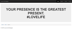 Desktop Screenshot of lovelifedesigns.com